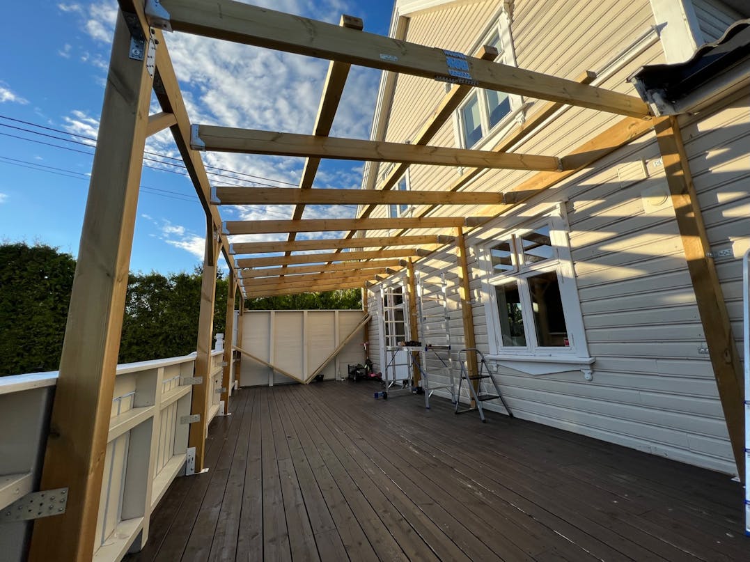 Overdækket terrasse Overdækket terrasse